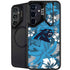 NFL Carolina Panthers Tropical Print Galaxy S24 FE Kickstand Case